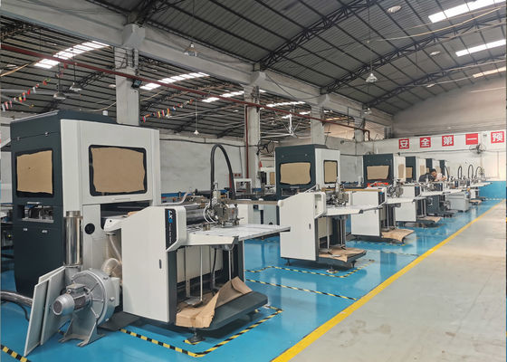 Cartão de estratificação de posicionamento visual automático do papel da caixa da máquina