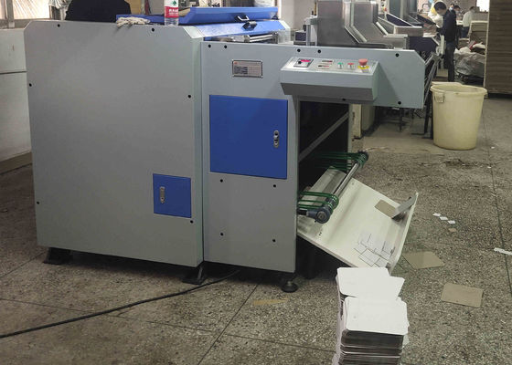 Papel rígido 2Kw 35m/Min Slotting Board Grooving Machine para a caixa de presente