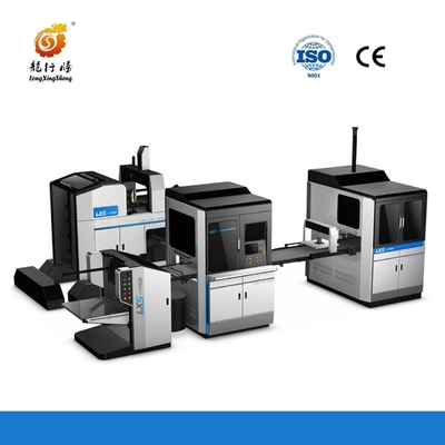Colagem posicionando a máquina rígida automática da cartonagem para a caixa/caixa plástica