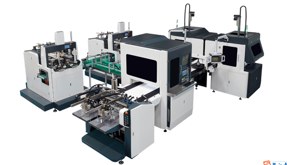 Máquina automática de fabricação de caixas rígidas de dupla função para fabricante de caixas de relógio