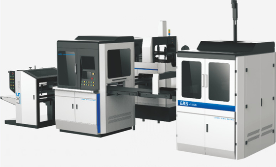 Cartonagem rígida esperta automática que forma a máquina com sistema do PLC para a caixa de presente de empacotamento do cartão