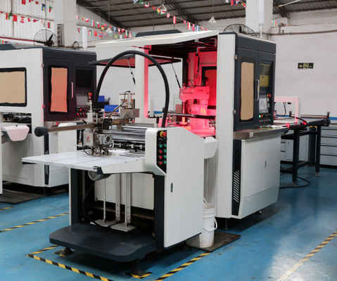 Sistema de Posicionamento Visual 45 Pc Per Min Máquina de Fabricação de Caixa rígida para relógio Sapatos de telefone brinquedo