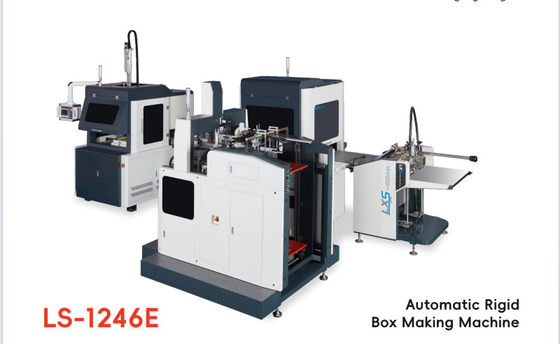 Máquina de posicionamento visual de caixa rígida totalmente automática para caixa