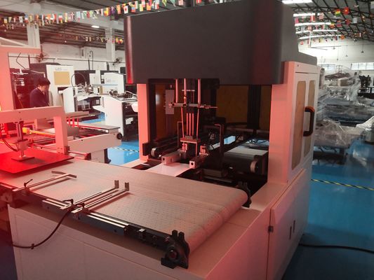 Máquina de posicionamento visual de caixa rígida totalmente automática para caixa
