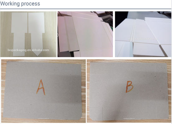 O sulco de papel da caixa de Digitas faz à máquina 140X120mm para o papel fino