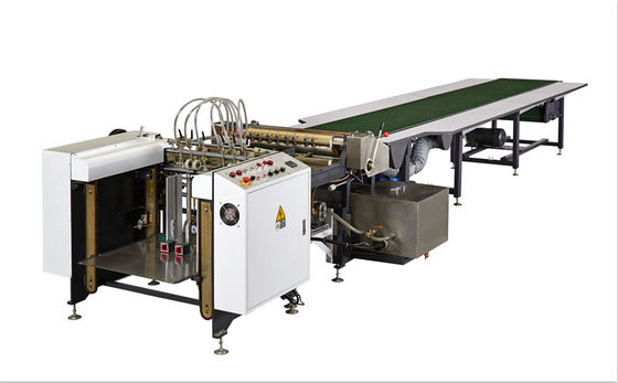 Máquina de colagem de papel de alimentação automática para fabricação de caixas rígidas