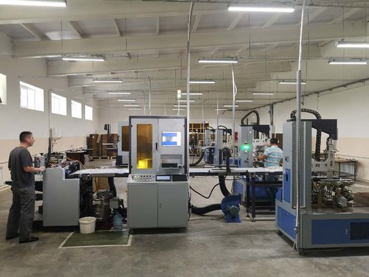 Caixa rígida da caixa de dobradura que forma a máquina 28pcs/Min Box Packaging Line