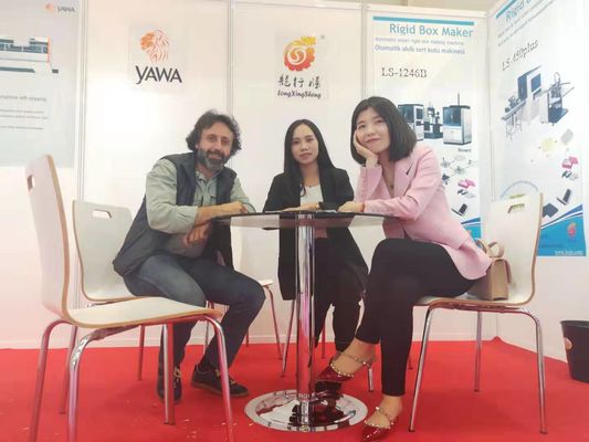 Máquina de colagem automática & máquina de embalagem da caixa de papel com tempo de ajuste curto