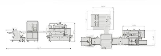 Fase móvel automática do tamanho L80mm-400mm 3 da caixa da máquina da cartonagem