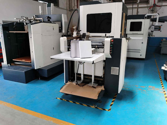 Posicionamento visual rígido de Tray Rigid Box Making Machine 0.2mm da tampa