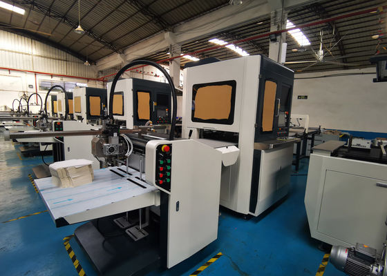 Caixa rígida 40pcs/Min da máquina automática do forro de papel da capa do livro