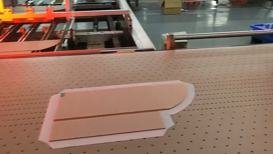Cartão de estratificação de posicionamento visual automático do papel da caixa da máquina