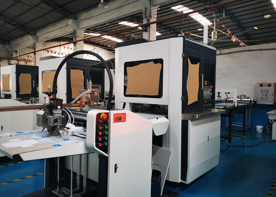 Máquina automática da cartonagem para a fábrica das caixas do telefone do Samsung Mobile com colagem da cola de alimentação
