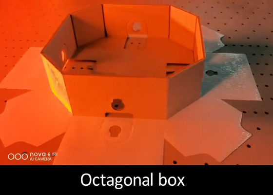 Máquina octogonal da cartonagem que é personalizada que concorda a procura de clientes