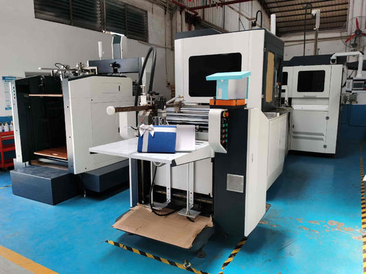 Máquina rígida da fabricação da caixa da máquina 80gsm 300gsm da cartonagem do quadrado da vela