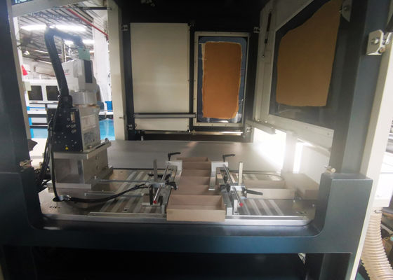 Caixa rígida de colagem de papel da máquina W3183mm de L5985mm que posiciona a máquina