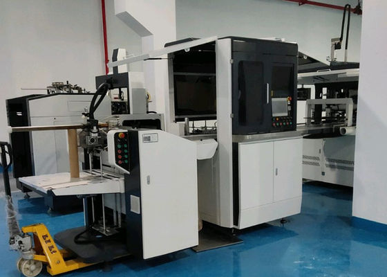 Sistema de envolvimento rígido de empacotamento esperto automático da caixa do telefone do fabricante da caixa de cartão da máquina da cartonagem do bolo