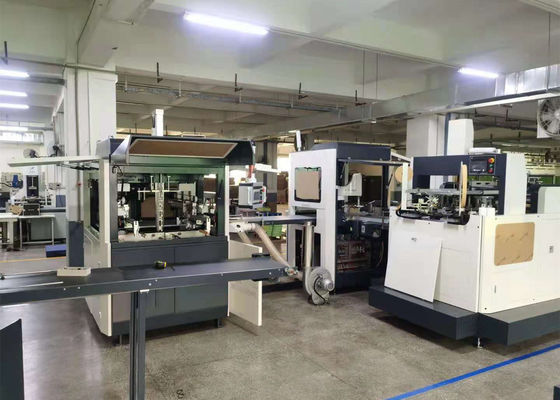 Sistema de envolvimento de empacotamento esperto automático da caixa do telefone do fabricante da caixa de cartão da máquina da cartonagem do papel de fósforo