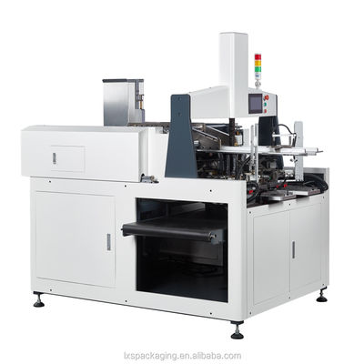 Canto totalmente automático da máquina de embalagem de L1650XW1300XH1960mm que cola a caixa rígida do telefone