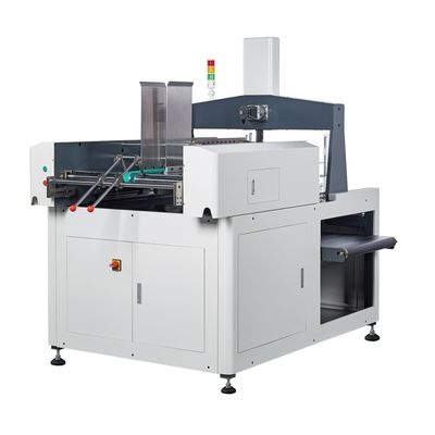 Máquina de gravação de canto pneumática automática para a cartonagem cosmética