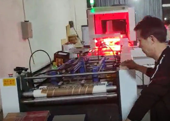 Tampa totalmente automático do telefone celular da máquina da dobradura da caixa do cartão duro que faz a máquina