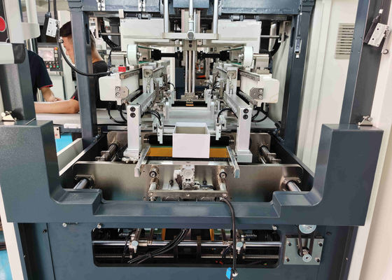 Máquina rígida 250mm de empacotamento da fabricação da caixa de papel da máquina da cartonagem da largura 50mm da caixa